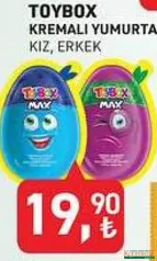 TOYBOX KREMALI YUMURTA OYUNCAK fiyat ve kampanya bilgisi